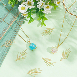10Pcs Brass Pendants&nbsp;KK-SC0006-71G