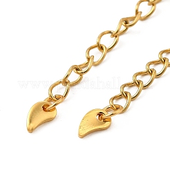 Ion Plating(IP) 304 Stainless Steel Curb Chain Extenders&nbsp;STAS-P320-01G