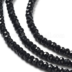 Natural Black Tourmaline Beads Strands&nbsp;G-J400-C12-01