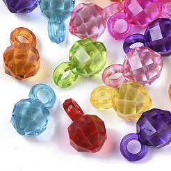 Transparent AS Plastic Pendants&nbsp;TACR-T019-002
