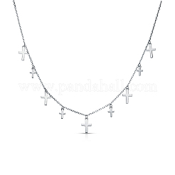 S925 Sterling Silver Cross Jewelry Set with Tassel&nbsp;PL7288-3