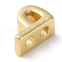 Rack Plating Brass Slide Charms&nbsp;KK-M254-15G-P