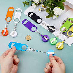 14Pcs Flat Round PP Plastic Badge Reel&nbsp;AJEW-FH0006-78