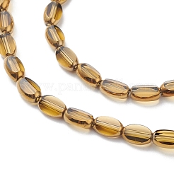 Electroplate Glass Beads Strands&nbsp;EGLA-K015-12B