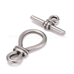 変色しにくい304ステンレススチールのトグル留め具  電球  ステンレス鋼色  バー：13.5x26x4.5mm  穴：3mm  電球：34x17x4ミリメートル  穴：4.5x6mm  17x12mm。&nbsp;STAS-K216-02P