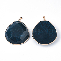 Natural Crackle Agate Big Pendants&nbsp;G-R469-05B