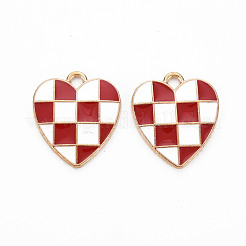 Alloy Enamel Pendants&nbsp;ENAM-S121-176A-RS