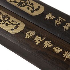 (Defective Closeout Sale: Blurred Font)Wood Chinese Calligraphy Paper Weight Cast&nbsp;AJEW-XCP0002-41