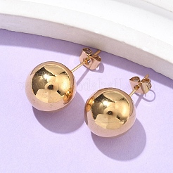 304 Stainless Steel Stud Earrings&nbsp;EJEW-U060-02C-G