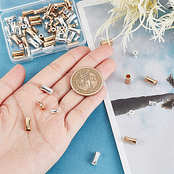 80Pcs 4 Style Brass Beads&nbsp;KK-AR0002-52