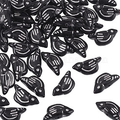 50Pcs Opaque Acrylic Beads&nbsp;MACR-TADJ0001-01D