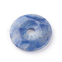 Dyed & Heated Natural Brazil Blue Aventurine Pendants&nbsp;G-S220-11