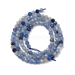 Natural Blue Aventurine Beads Strands&nbsp;G-M449-B01-3.5mm