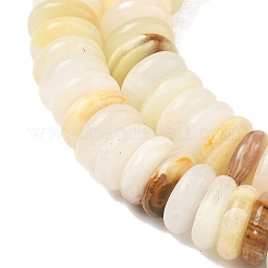 Natural Green Banded Calcite(Afghan Jade) Beads Strands&nbsp;G-B155-B10-4x10mm