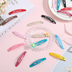 4 Sets Iron Snap Hair Clips&nbsp;AJEW-SC0003-37A-01