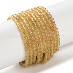 Natural Yellow Apatite Beads Strands&nbsp;GG-CBAE031-A02-3mm