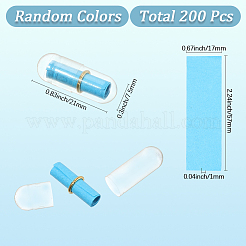 200Pcs Glass Wishing Bottles with Paper Inside&nbsp;AJEW-SC0031-97