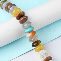 Natural & Synthetic Mixed Gemstone Beads Strands&nbsp;G-F743-05D