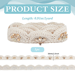 1 Yard Cotton Lace Trims&nbsp;SRIB-PH0001-84