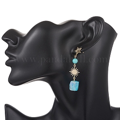 4 Pairs 201 Stainless Steel Dangle Stud Earrings&nbsp;EJEW-TA00794