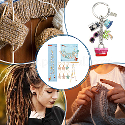 Knitting Row Counter Chains & Locking Stitch Markers Kits&nbsp;HJEW-AB00488
