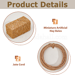 20Pcs Straw Mini Grass Model&nbsp;DOLL-HS0001-01