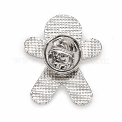 Christmas Gingerbread Man Enamel Pin&nbsp;JEWB-G010-16P