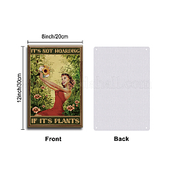 Vintage Metal Tin Sign&nbsp;AJEW-WH0189-026
