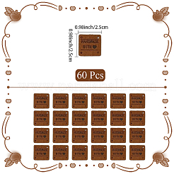 60Pcs Microfiber Label Tags&nbsp;DIY-CL0002-03