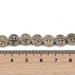 Electroplated Synthetic Non-magnetic Hematite Beads Strands&nbsp;G-K375-B02-08