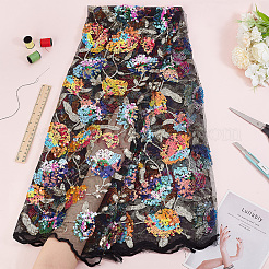 Mesh Bilateral Position Sequin Polyester Fabric&nbsp;AJEW-WH0324-74