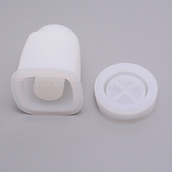 Cuboid Storage Box Bottle Container Silicone Molds&nbsp;LS-DIY-WH0175-44