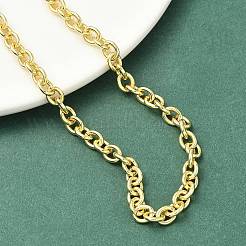 5MM Brass Cable Chain Necklaces for Women&nbsp;NJEW-K271-12G