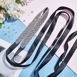 Rhinestone Flower Bridal Belt for Wedding Dress&nbsp;AJEW-WH0515-23A