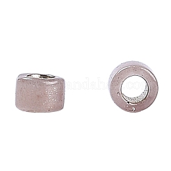 MIYUKIデリカビーズ  シリンダー  日本製シードビーズ  11/0  （db1460)シルバー裏地シナモンオパール  1.3x1.6mm  穴：0.8mm  約2000PCS /ボトル  10 G /ボトル&nbsp;SEED-JP0008-DB1460