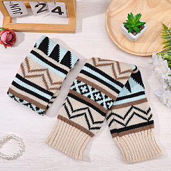 1 Pair Acrylic Fiber Leg Warmers Socks&nbsp;AJEW-CY0002-12B