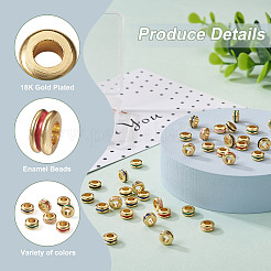 50Pcs 5 Colors Brass Rack Plating&nbsp;KK-KS0001-21-RS