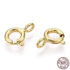 925 Sterling Silver Spring Ring Clasps&nbsp;STER-T004-81B-G