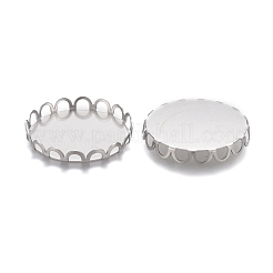 Tarnish Resistant 304 Stainless Steel Cabochon Settings&nbsp;STAS-P249-16C-P