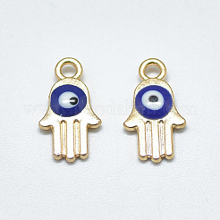 Light Gold Plated Alloy Charms&nbsp;LS-ENAM-S117-28B