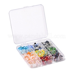 396Pcs 9 Colors Electroplate Glass Beads Set&nbsp;EGLA-FS0001-22
