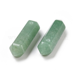 Natural Green Aventurine Double Terminal Pointed Pendants&nbsp;G-C007-02B-04