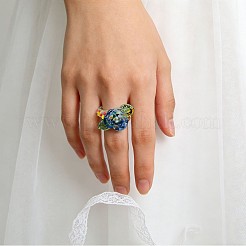 Handmade Lampwork Finger Rings&nbsp;WG782F0-03