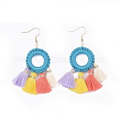 Brass Dangle Earrings&nbsp;EJEW-JE03162-M