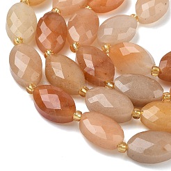 Natural Red Aventurine Beads Strands&nbsp;G-A295-A04-01