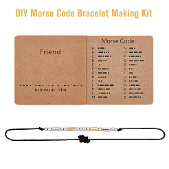 DIY Plastic Braided Bead Bracelet Making Kit&nbsp;DIY-DC0003-08