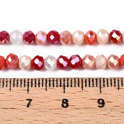 Electroplate Glass Beads Strands&nbsp;GLAA-T023-B16-07