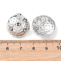 304ステンレススチールスタッドピアス  カドミウムフリー＆ニッケルフリー＆鉛フリー  ステンレス鋼色  フラットラウンド  18mm&nbsp;EJEW-I323-01P-06