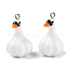 Opaque Resin Animal Pendants&nbsp;RESI-T057-08
