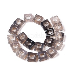 Natural Grey Agate Beads Strands&nbsp;G-N342-102B